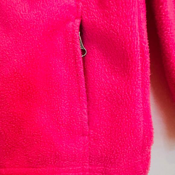 Columbia Girls Bubblegum Pink Ice Benton Springs Full Zip Fleece Jacket Size 5 - Picture 7 of 14